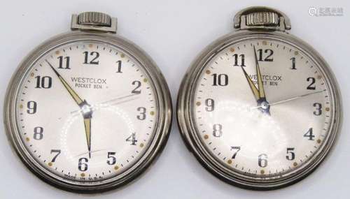 (2) WESTCLOX POCKET WATCHES