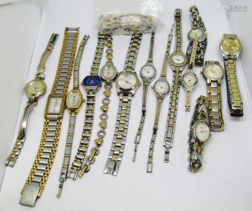 15 Silver and Gold Tone Womens Watches