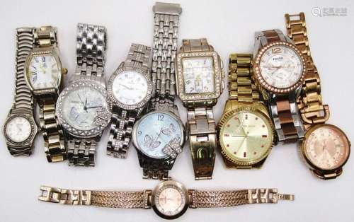 10 Womans Fashion Watches (Fossil, Geneva)