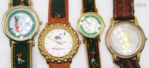 4 Golf Themed Wrist Watches