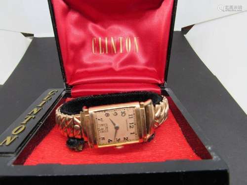 VINTAGE HAMILTON 14K GOLD FILLED WRIST WATCH!