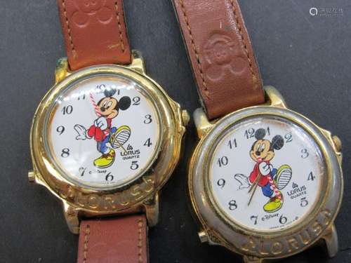 (2) Mickey Mouse Marching Song Watch LORUS