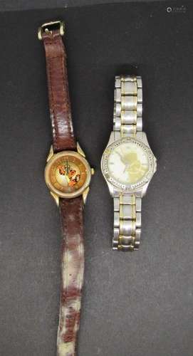 (2)DISNEY TIGGER AND WINNIE THE POOH WATCHES