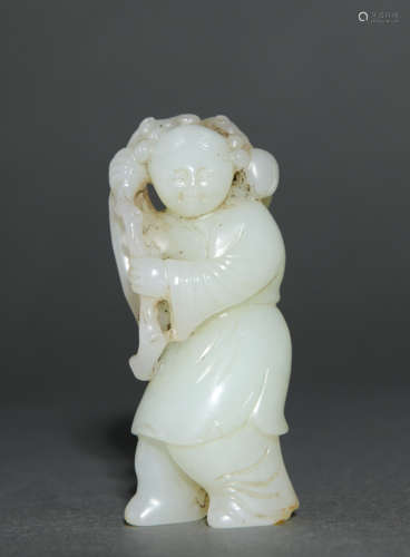 A jade figurine