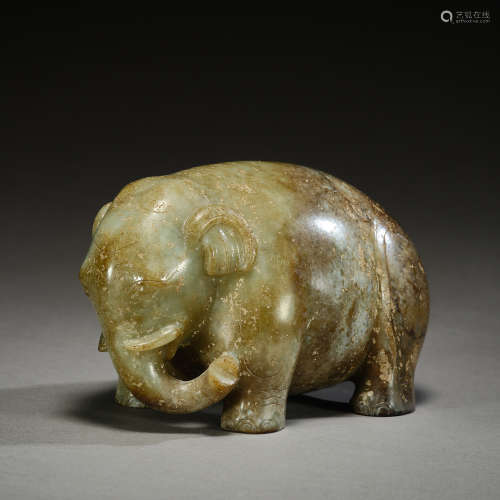 Han Dynasty of China,Hetian Jade Elephant