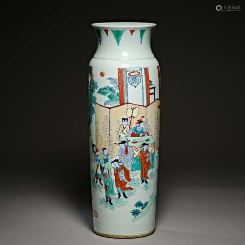 Qing Dynasty of China,Multicolore Croquet Bottle