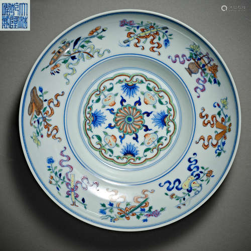 Qing Dynasty of China,Fighting Colors Plate