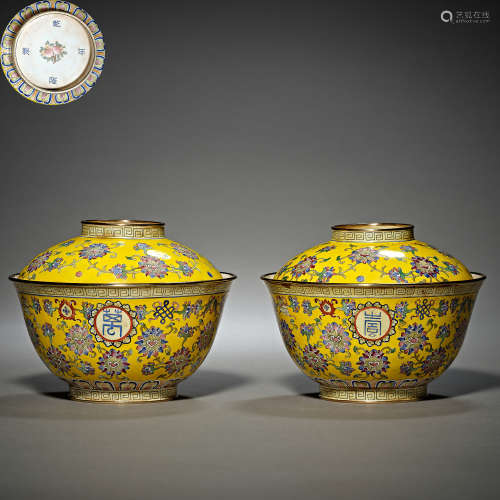 Qing Dynasty of China,Painted Enamel Tea Bowl