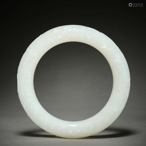 Qing Dynasty of China,Hetian Jade Bracelet