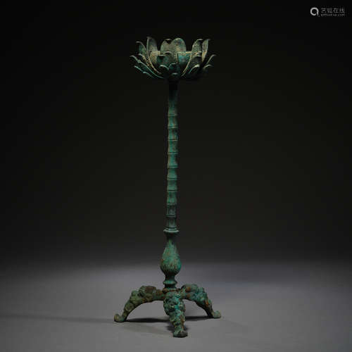 Liao Dynasty of China,Bronze Candlestick