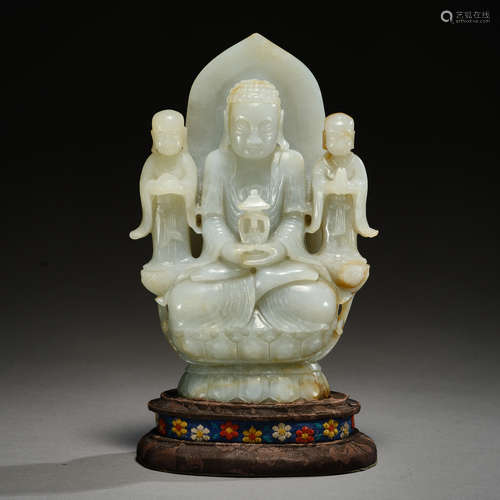 Qing Dynasty of China,Hetian Jade Avalokitesvara