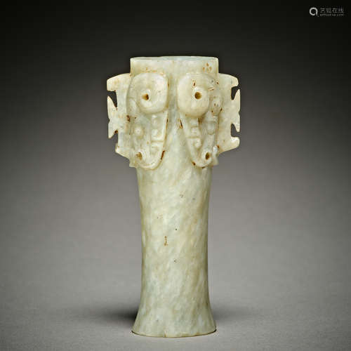 Shang Dynasty of China,Hetian Jade Tube