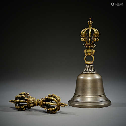 Qing Dynasty of China,Bronze Gilt Multiplier