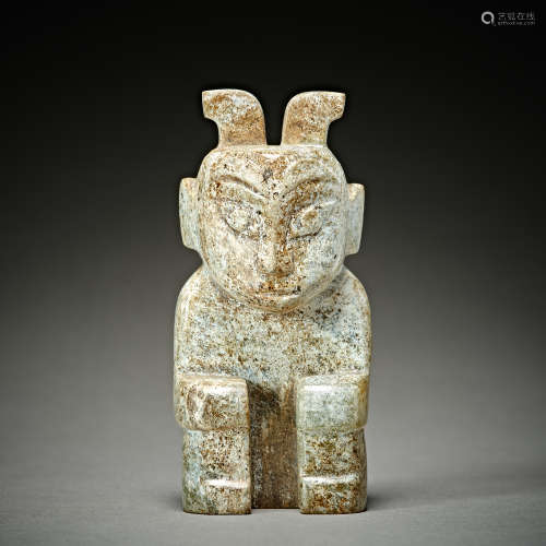 Shang Dynasty of China,Hetian Jade Figure