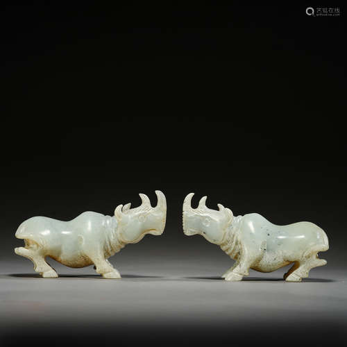 Han Dynasty of China,Hetian Jade Rhino