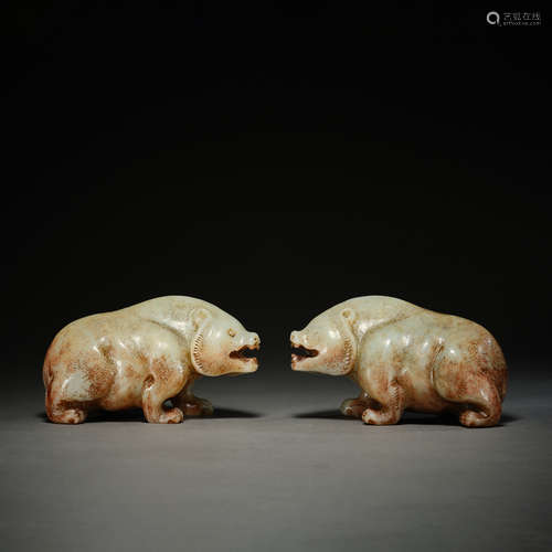 Han Dynasty of China,Hetian Jade Bear