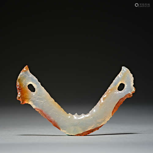 Chinese Hongshan Culture,Agate Bird-Shaped Ware