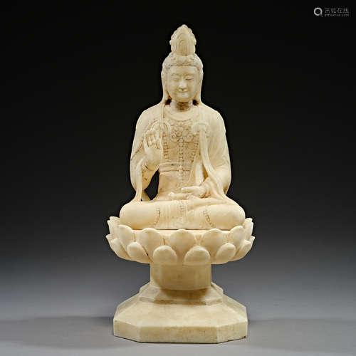 Tang Dynasty of China,White Marble Buddha Statue