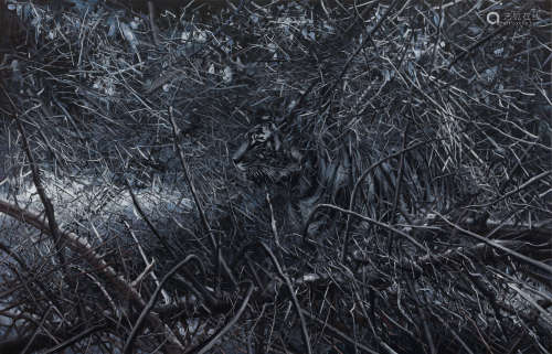 赵博 ZHAO BO (b.1984) 欲望森林 — 3号 2013 布面油画