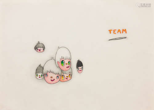 哈维尔·卡勒加 JAVIER CALLEJA (b.1971，西班牙) Team 2018 纸本水...