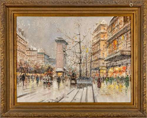 IN THE STYLE OF ANTOINE BLANCHARD (FRENCH, 1910-1988) OIL ON...