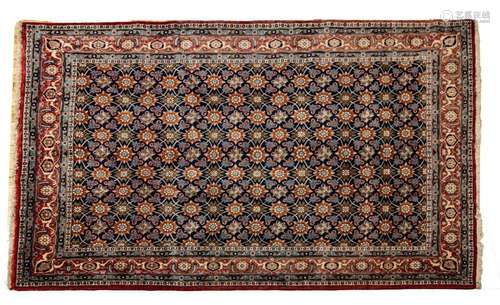 PERSIAN VARAMIN HANDWOVEN WOOL RUG, C. 2000, W 6  6", L...