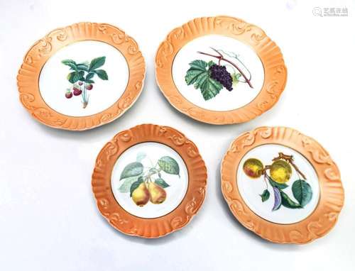 MOTTAHEDEH PORCELAIN DINNER AND SALAD PLATES, 26 PCS., DIA 1...