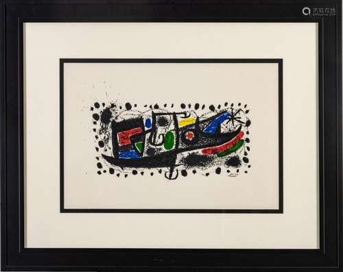 COLLECTORS GUILD JOAN MIRO, (SPANISH, 1893-1983) LITHOGRAPH ...