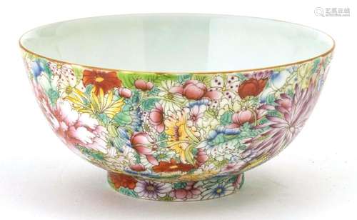 CHINESE PORCELAIN BOWL, H 2.5", DIA 5.25"