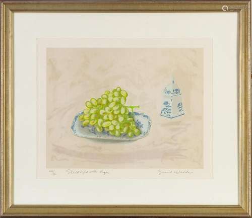 EMIL WEDDIGE (MICHIGAN, 1907-2001) COLOR LITHOGRAPH ON PAPER...