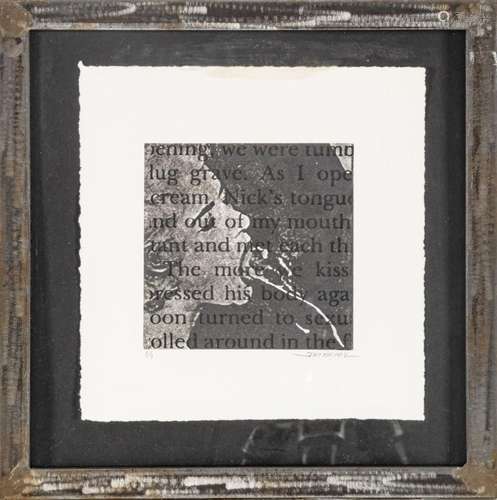 JOE H. RUBY, INTAGLIO PRINT ON WOVE PAPER, H 5", W 5&qu...