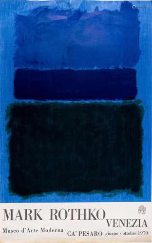 MARK ROTHKO (AMERICAN, 1903-1970) LIMITED EDITION POSTER