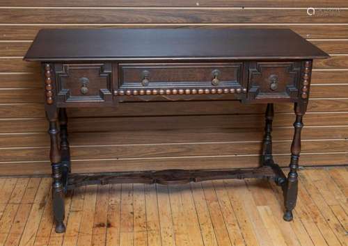 WILLIAM A. FRENCH FURNITURE CO. (MINNEAPOLIS) MAHOGANY DESK,...