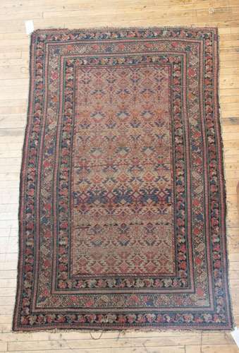 PERSIAN HAMADAN HANDWOVEN WOOL RUG, EARLY 20TH C., W 4  8&qu...