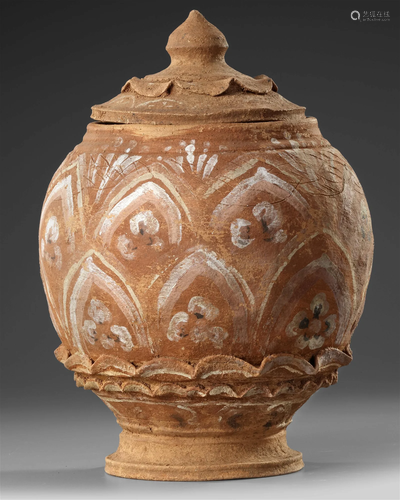 A CHINESE BUDDHIST JAR, YUAN DYNASTY (1279 - 1368 AD)