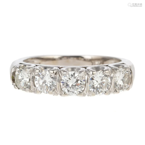 A 1.00 ctw Diamond Band in 14K