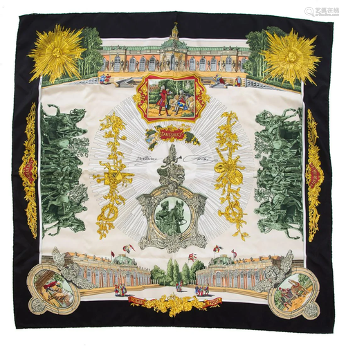 An Hermes "Sanssoucy" Scarf 90