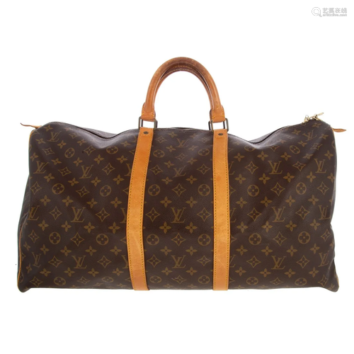 A Louis Vuitton Monogram Keepall 55