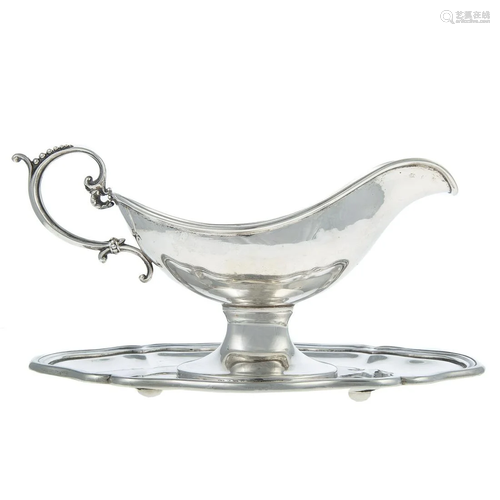 Peruvian Sterling Sauceboat by Camusso