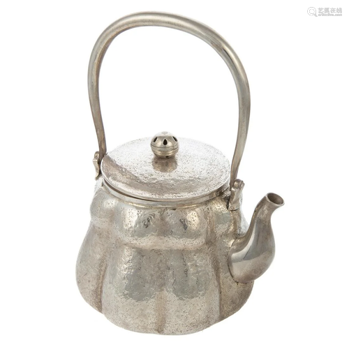 Japanese Sterling Silver Teapot