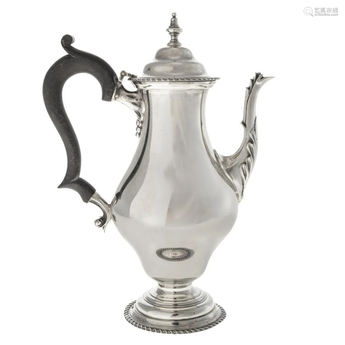 George V Silver Coffee Pot