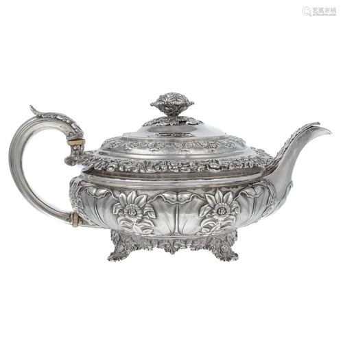 George IV Silver Teapot