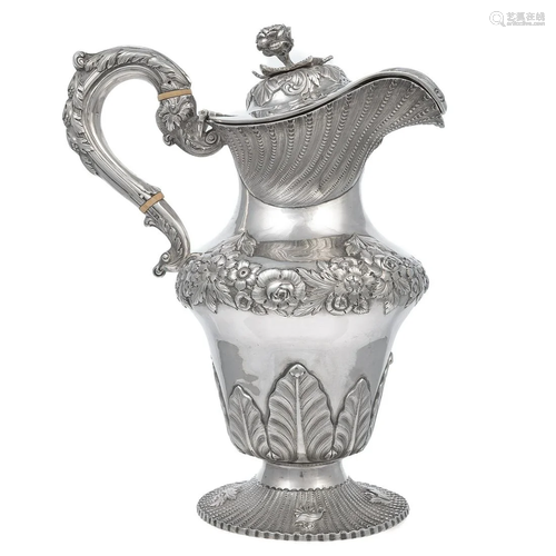 Irish William IV Silver Coffee Pot