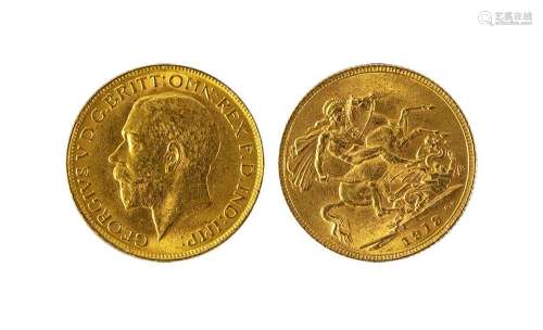 1913年英国1索维林金币