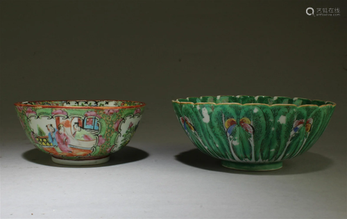 Two Pieces of Antique Porcelain Bowls