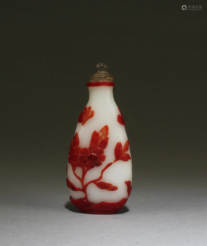 A Peking Glass Snuff Bottle