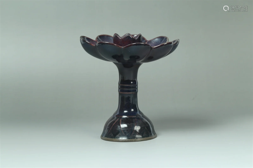 A Porcelain Candle stick Holder