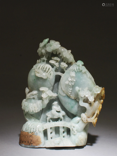 Chinese Jade Carved Structure