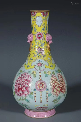 A Pair of Porcelain Vases