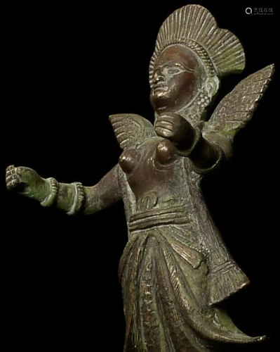 Antique Asian Bronze Angel